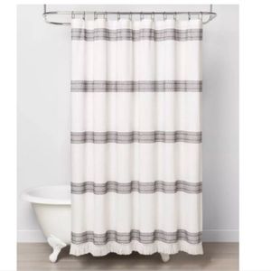 Hearth & Hand with Magnolia Textured Stripe Shower Curtain